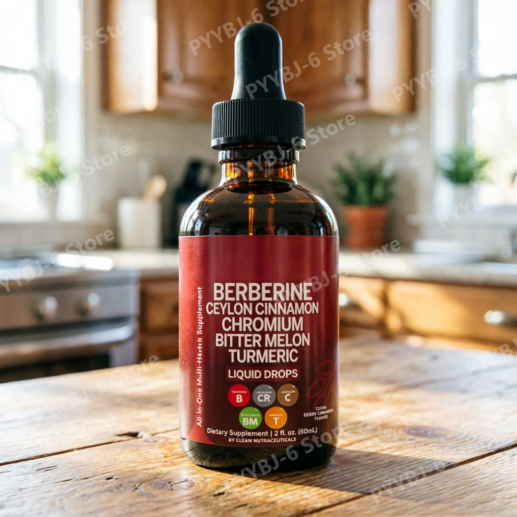 Herbal Wellness Liquid - เบอร์เบอรีน โครเมียม ขมิ้น โสม ชนิดน้ำ 60