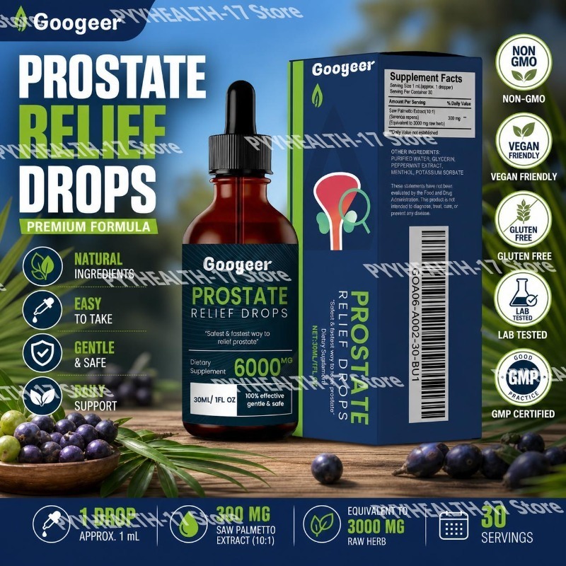 Herbal Wellness Liquid - กูเกียร์ โพรสเตท เวลเนส ดรอปส์ 6000 มก.