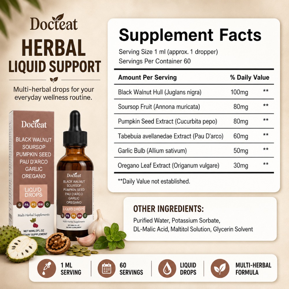 ด็อกทีท แบล็ควอลนัท ซาวร์ซอป ล - Herbal Wellness Liquid บทวิจารณ์และราคา